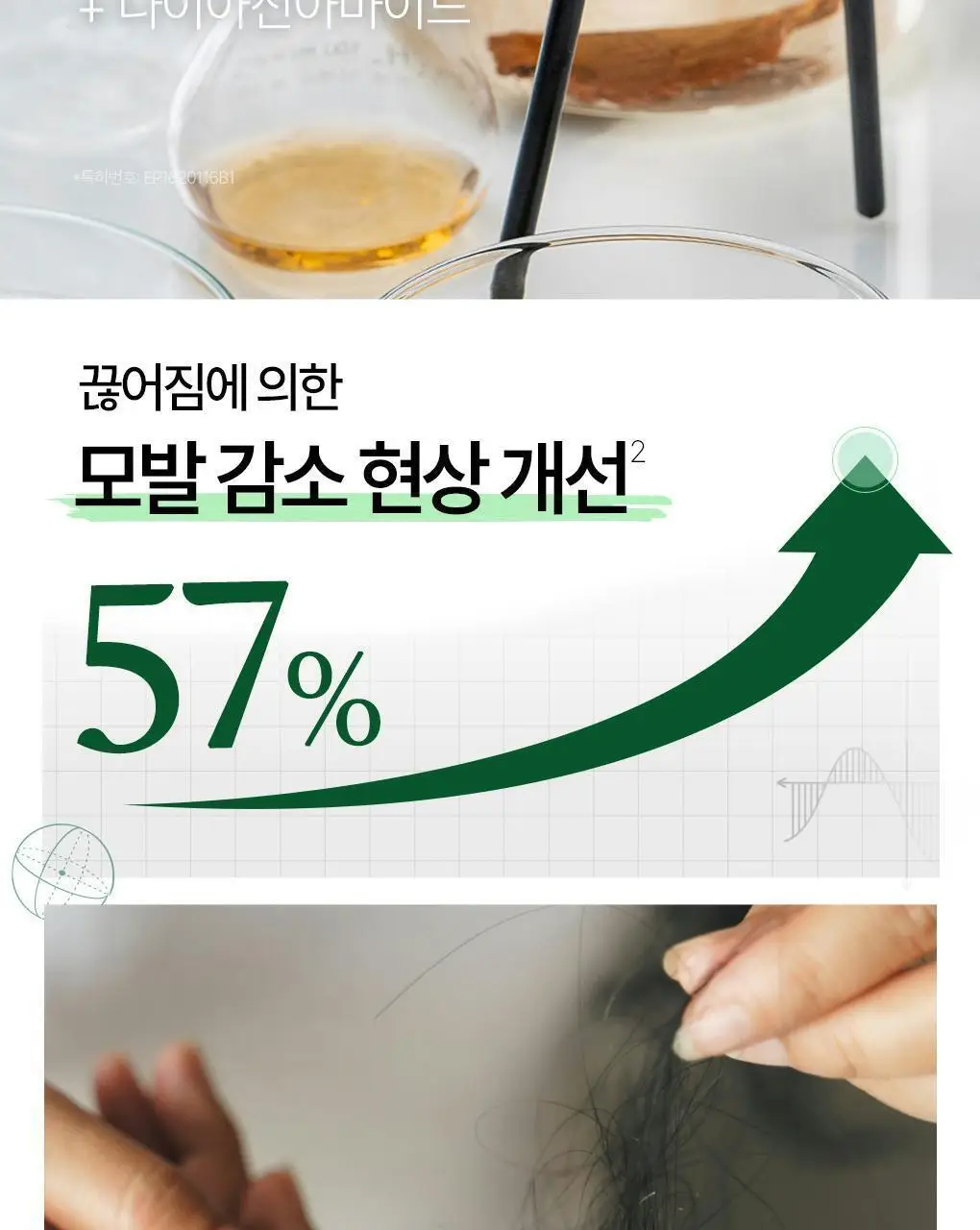 [두피활력 & 모발강화] 클로란 퀴닌 에델바이스 샴푸 더블 기획 (400ml 2입기획) 상세페이지 16